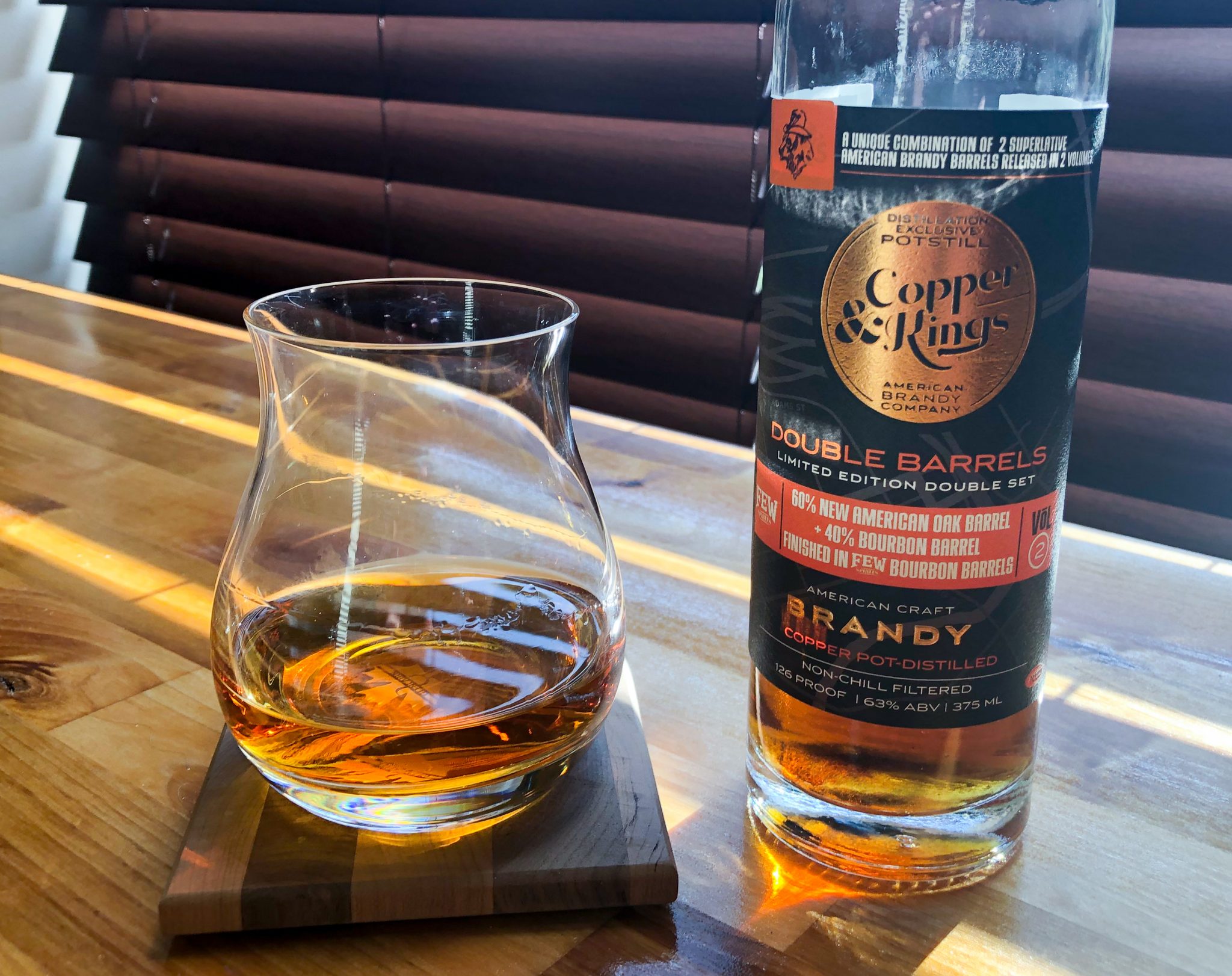 Copper and Kings Double Barrel American Brandy Chicago Exclusive Volume